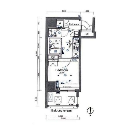 スパシエ・エル・ヴィエント・アース板橋タワーの物件間取画像